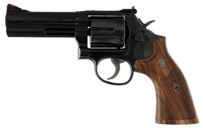 Smith amp Wesson 150909 586 Classic 357 Mag 6rd 4quot Blued Carbon Steel Wood Grip