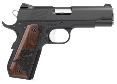 Dan Wesson 01829 Guardian 45 ACP Caliber with 425quot Barrel 81 Capacity Black Finish Aluminum Bobtail Frame