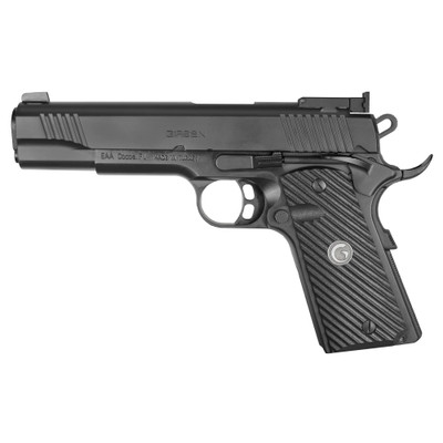 EAA GIRSAN MC1911 Match Model 45 ACP Semi Auto Pistol 5quot Barrel 8 Rounds Adjustable Rear Sight Ambidextrous Safety Black Finish 390090