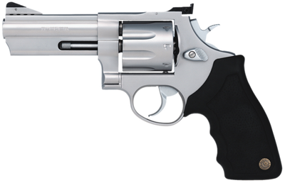 Taurus 2608049 608 Standard 357 Mag 8rd 4quot Matte Stainless Steel Black Rubber Grip