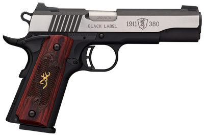 Browning 051912492 1911380 Black Label Medallion Pro 380 ACP Caliber with 425quot Barrel 81 Capacity