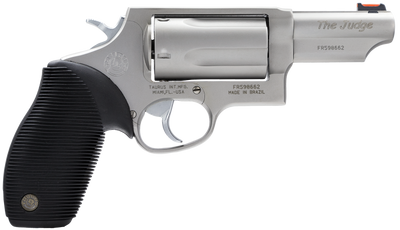 Taurus 2441039T Judge 45 Colt LC410 Gauge 5rd 3quot Matte Stainless Steel Black Ribber Grip