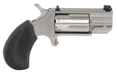 North American Arms PUGTC Pug 22 Mag 5rd 1quot Stainless Steel Black Rubber Grip