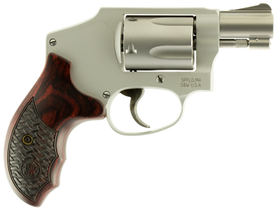 Smith amp Wesson 170348 Performance Center 642 Enhanced Action 38 SampW Spl P 5rd 188quot Stainless Steel Matte Silver Aluminum Custom Wood Grip