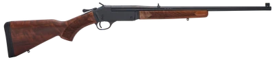 Henry H015Y243 Single Shot Youth 243 Win 1rd 22" Blued American Walnut Stock Right Hand