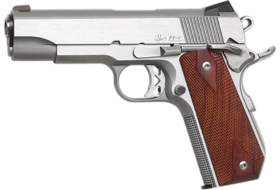 Dan Wesson 01912 Commander Classic CA Compliant 45 ACP 425quot 81 Stainless Steel Brushed Stainless Steel Slide Cocobolo Grip