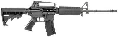 Bushmaster M4 Patrolman's 5.56x45mm NATO 16" 30+1 Black 6 Position Collapsible Stock Right Hand 0010004BLK