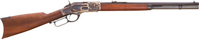 Cimarron 1873 Short Rifle  4440 20quotoctagon Ccblued Wal