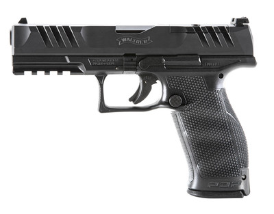 Walther Arms 2842475 PDP Optic Ready 9mm Luger 450quot 181 Black Black Steel Slide Performance Duty Textured Black Polymer Grip