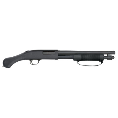 Mossberg 50657 590 Shockwave 20 Gauge 3quot 1438quot 61 Blued Black Fixed Raptor Birdshead Grip Stock