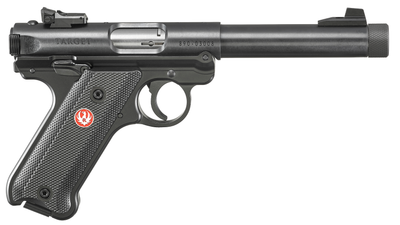 Ruger 40178 Mark IV Target 22 LR 5.50" TB 10+1 Blued Blued Steel Slide Black Polymer Grip