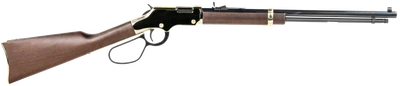 Henry H004L Golden Boy Large Loop 22 LR 16 LR/21 Short 20" American Walnut Brasslite Right Hand