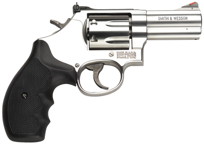 Smith amp Wesson 164300 686 Plus 357 Mag 7rd 3quot Stainless Steel Satin Stainless Black Polymer Grip