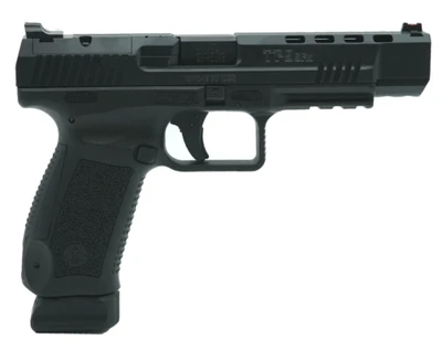 Century HG5632N TP9SFx 9mm Luger 5.20" 20+1 Black Black Cerakote Steel Slide Black Interchangeable Backstrap Grip
