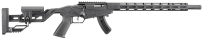 Ruger Precision Rimfire 22 LR 18" 15+1 Black Hard Coat Anodized Adjustable Quick-Fit Precision w/One-Piece Chassis Stock Threaded Barrel 8400