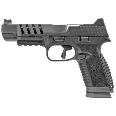 FN 66100940 509 LS Edge 9mm Luger 5quot 101 3 Black Graphite PVD Steel Slide Black Interchangeable Backstrap Grip