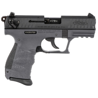 Walther P22Q 22 LR 342quot barrel 10 rnd Manual Safety  Tungsten MPN5120765