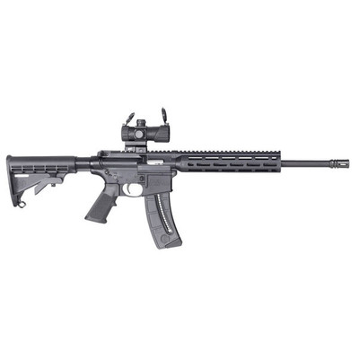 Smith & Wesson M&P15-22 Sport .22 LR, 16.5" Barrel, 25rnd, Red/Green Optic - Black [MPN:12722]