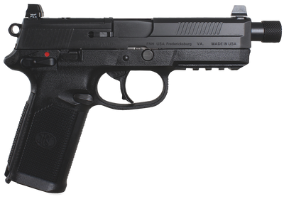 FN 66966 FNX Tactical 45 ACP 530quot 151 Black Black Stainless Steel Slide Black Interchangeable Backstrap Grip Night Sight Ambidextrous Safety