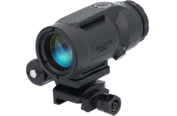 SIG SAUER JULIET5-MICRO 5X MAGNIFIER 24MM PUSH BUTTON MOUNT WITH SPACERS BLACK