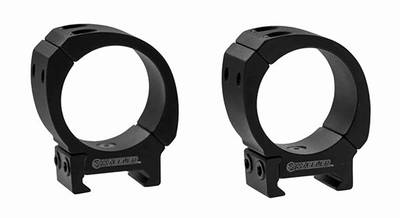 Wheeler Engineering Delta Series Sporter Bi-Weaver Style/Pic Rings 34mm, Low, Black, 1133753 — Attachment/Mount Type: Picatinny, Weaver, Ring Height: Low, Tube Diameter: 34 mm