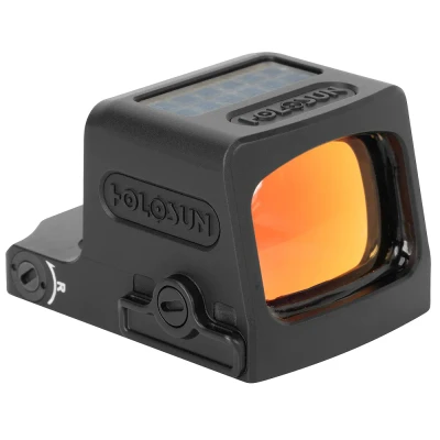 Holosun Technologies, EPS MRS, Reflex Sight, Multiple Reticle, 32 MOA Circle, 2 MOA Red Dot, Aluminum Housing, Matte Finish, Black, Solar with Internal Battery