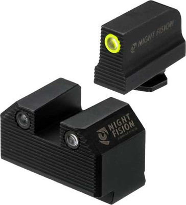 Night Fision Stealth Sight Set for Glock 17 19 34 Yellw Ring