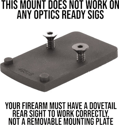 Egw Scope Mount Trijicon Rmr - For Sig P220-229 & 320 Black