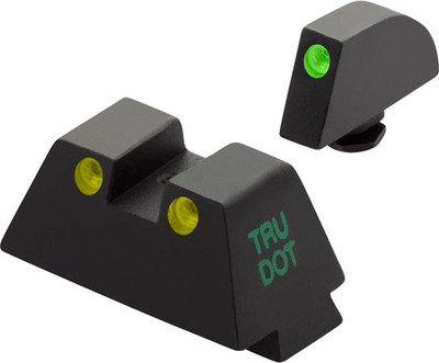 Mepro Usa Llc, 102243291 Trudot Glock 9/357/40 Grn/ylw