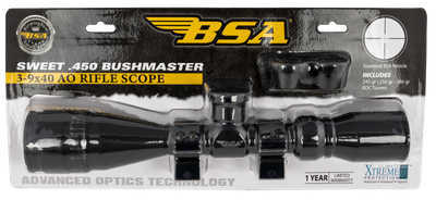 Bsa Sweet, Bsa 450-39x40aowrtb   Sweet 450   3-9x40ao W/rng