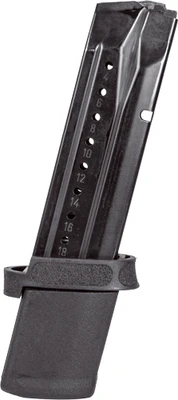 Smith & Wesson Magazine M&p9 9MM 23rd With Adapter Black Aluminum