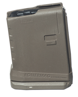 ProMag RM5 Rollermag AR-15 Magazine .223 Remington/5.56 NATO 5 Round Flat Dark Earth Roller Anti Tilt Follower Technapolymer