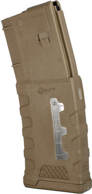 Mission First Tactical Extreme Duty AR-15 Windowed Magazine .223 Rem/5.56 NATO 30 Rounds Polymer Flat Dark Earth