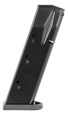 Mec-Gar EAA Witness Small Frame 9mm Magazine 17 Rounds Steel Black MGWIT9SFAFC