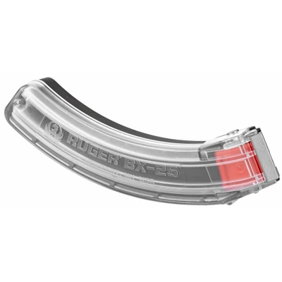 Ruger Magazine 1022 22 Lr 25rounds Clear Polymer