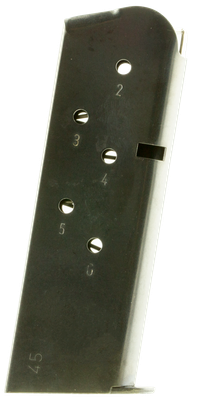 Magnum Research Desert Eagle 1911 U Magazine Officer Sized .45 ACP 6 Rounds Steel Blued