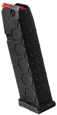 Hexmag HX17G17BLK 9mm Luger 17 Round Black Magazine for Glock 17