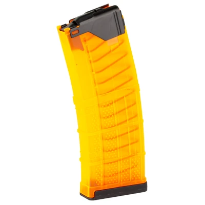 Lancer, Magazine, L5 Advanced Warfighter, 223 Remington/556NATO, 30 Rounds, Fits AR Rifles, Polymer, Trans Orange