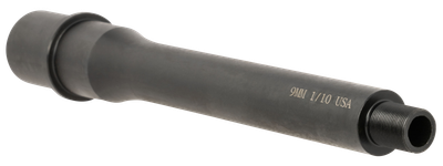TacFire BAR9MM7BN AR Barrel 9mm NATO 7.50" Black Nitride Finish 4150 Chrome Moly Vanadium Steel Material with Threading & 1:10" Twist for AR-15