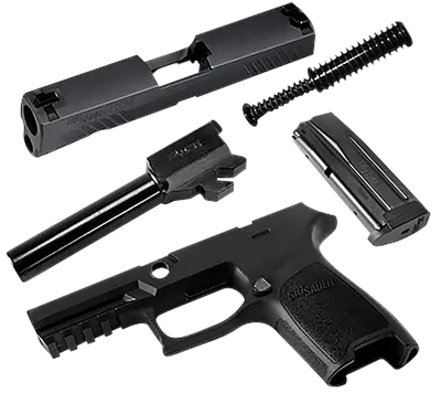 Sig Sauer P320, Full Size 9mm Caliber X-Change Kit, Black [MPN: Calx320f9bss]
