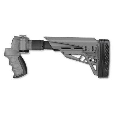 ATI Strikeforce Universal Side Folding 12 Gauge Shotgun Stock TacLite Stock/Recoil Reducing Grip/Buttpad Matte Destroyer Gray