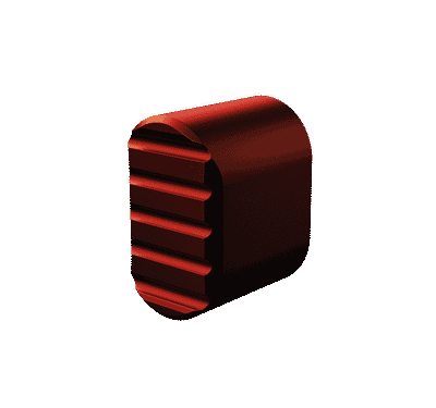Rise Armament RA010RR Magazine Release RISE Red Aluminum for AR-15