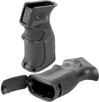 Je Ak47 Ergonomic Pistol Grip - W/single Finger Groove Black