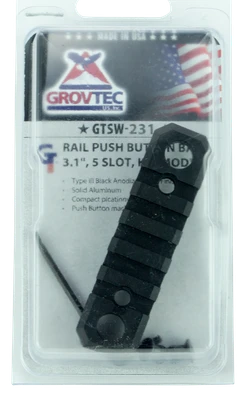 Grovtec Rail Keymod 5 Slot 3.1" Qd
