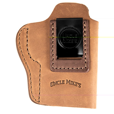 Uncle Mike's Leather Iwb Holster Size 4 Ambidextrous Brown