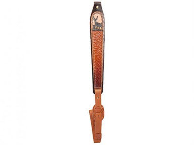 HUNTER COBRA QUICK-ADJUST SLING FITS 1" SLING SWIVELS SUEDE-LINED LEATHER
