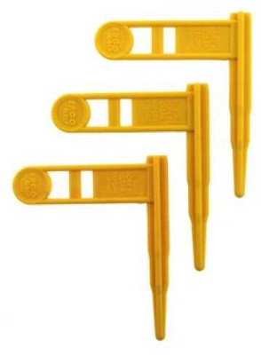 Ergo Safety Chamber Flag 3pk Yellow
