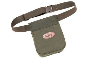 Boyt Harness Signature Series Canvas Twin Compartment Shell Pouch w/ Belt 0CB520009 Color: OD Green, Fabric/Material: Waxed Canvas Shell