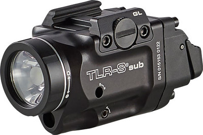 Streamlight TLR-8 SUB Tactical Weapons Light/Laser for Glock 43X/48
