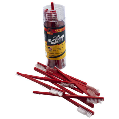 Shooter's Choice Nylon All Purpose Receiver Brush 20pk